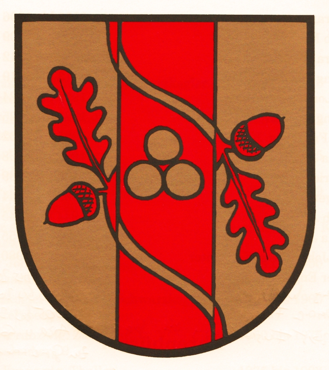 Das alte Wappen der Gemeinde Aich-Assach