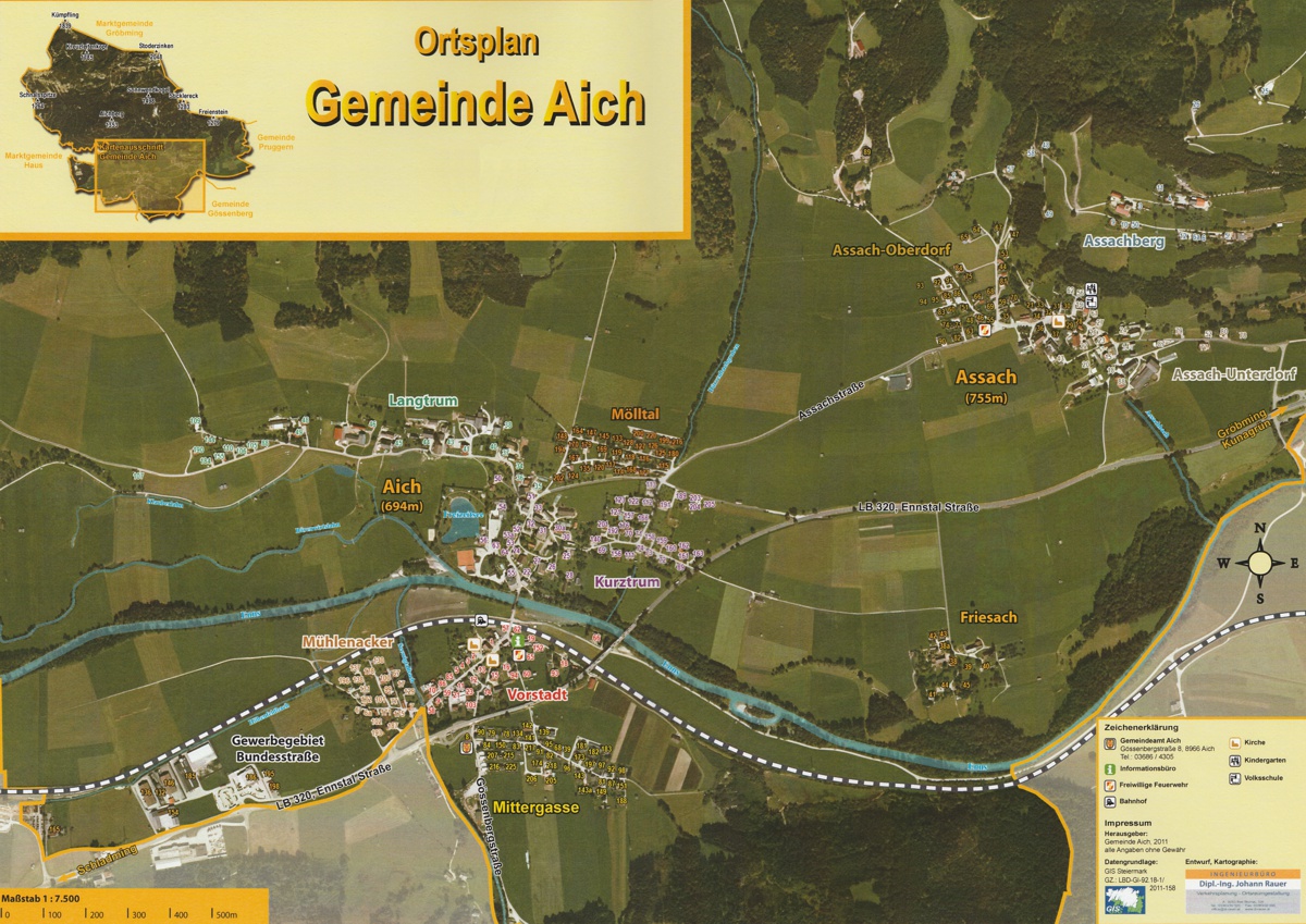 Ortsplan Gemeinde Aich